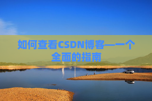 如何查看CSDN博客—一个全面的指南
